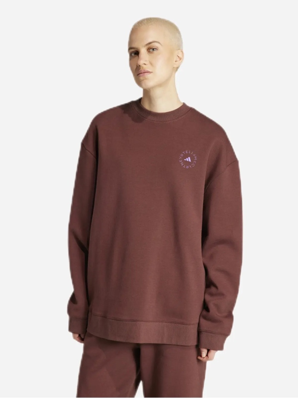 Stella McCartney X Adidas Crewneck Logo Sweatshirt Medium